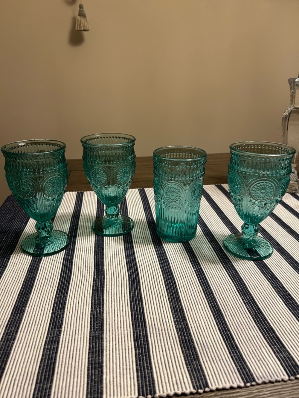 Pioneer Woman Adeline Goblets & Glass